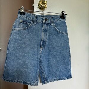 Vintage Lee High Waisted Denim Shorts